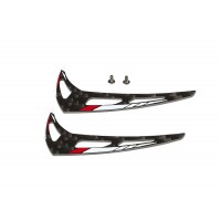 OMP Hobby M1 EVO Vertical Stabilizer - Red