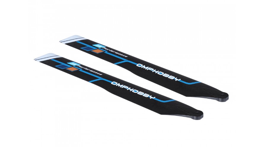 OMP Hobby M1 EVO Main Blades 125mm - White OSHM1209W