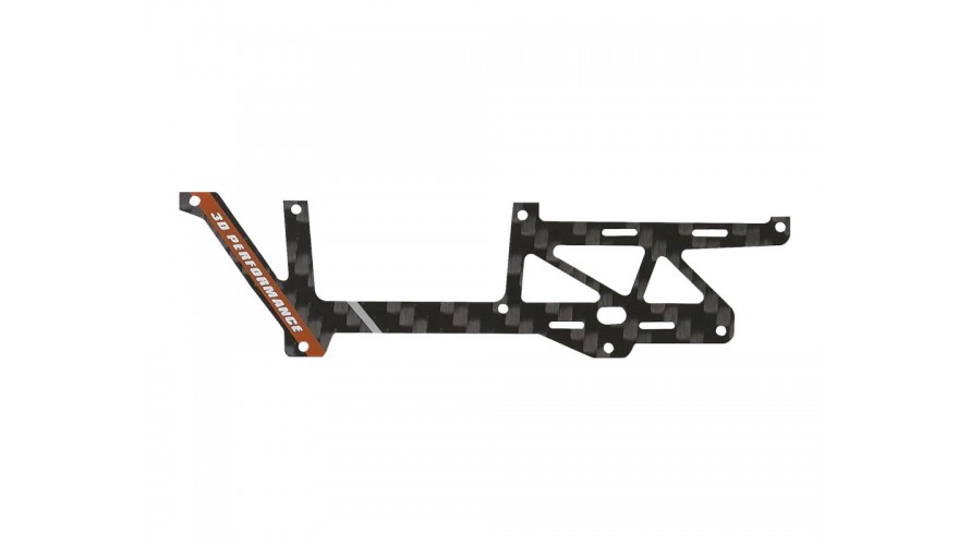 OMP Hobby M1 EVO Carbon Fiber Frame Right - Orange OSHM1213O