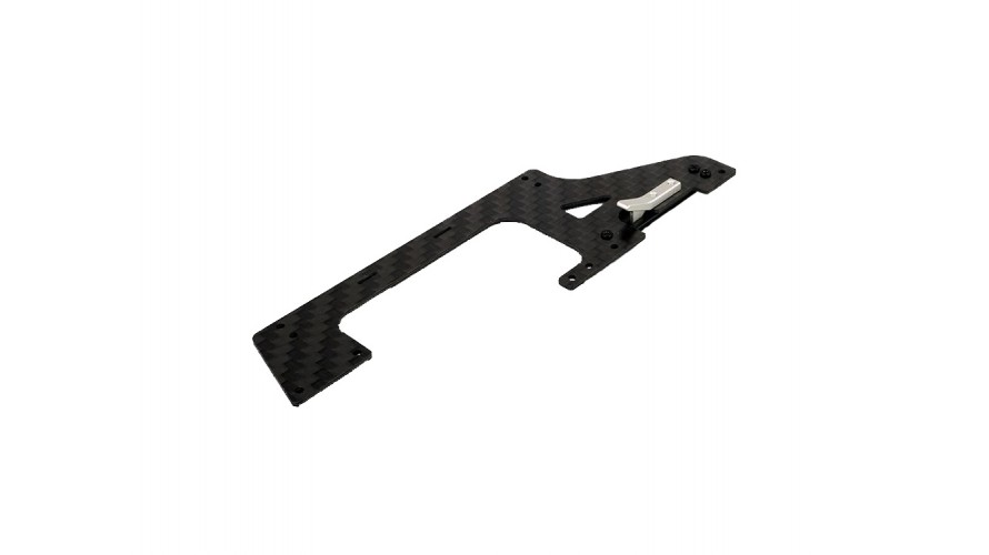 OMP Hobby M2 v1 Carbon Fiber Side Frame Lower Left OSHM2021