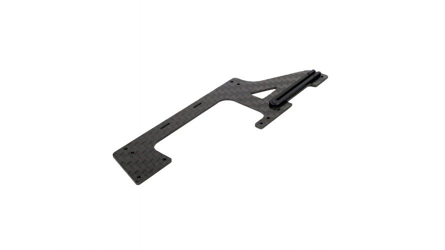 OMP Hobby M2 v1 Carbon Fiber Side Frame Lower Right OSHM2022