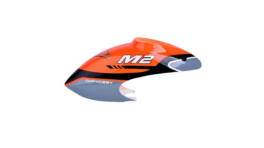 OMP Hobby M2 v2 Canopy - Charm Orange OSHM2040