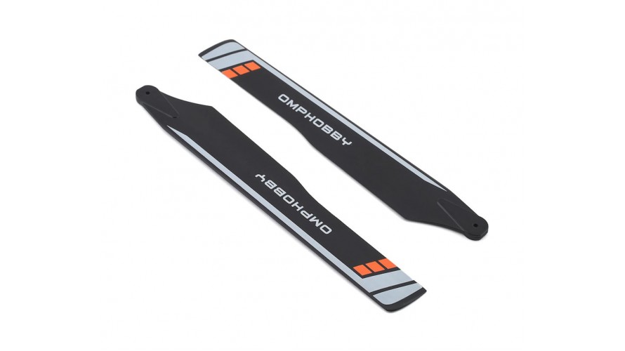 OMP Hobby M2 Main Blades 175mm - Orange OSHM2107