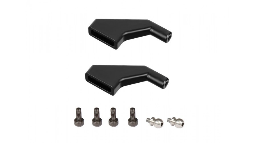 OMP Hobby M4 / M4 Max Main Rotor Blade Grip Arm Set - Black OSHM4010B