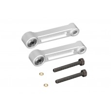 OMP Hobby M4 / M4 Max Swashplate Control Arm Set - Silver