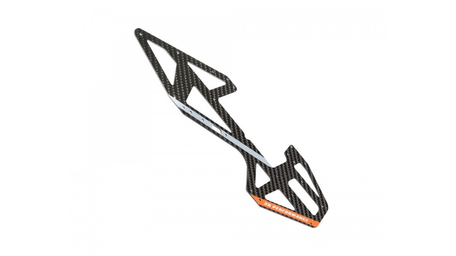 OMP Hobby M4 / M4 Max Left Main Frame - Charm Orange OSHM4014O-L