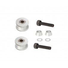 OMP Hobby M4 Idler Pulley Set - Silver