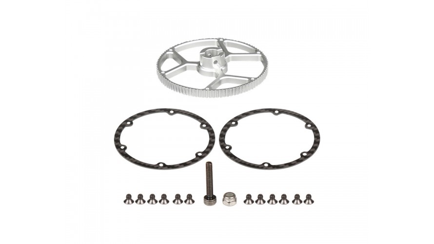 OMP Hobby M4 Main Pulley 99T (Silver) OSHM4023S