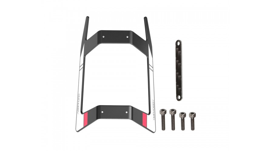 OMP Hobby M4 / M4 Max Landing Skid - Viva Magenta / Red OSHM4027R