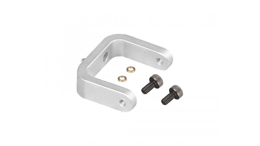 OMP Hobby M4 Tail Bellcrank Base - Silver OSHM4031S