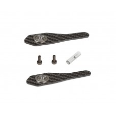 OMP Hobby M4 Tail Side Plate Set - Silver