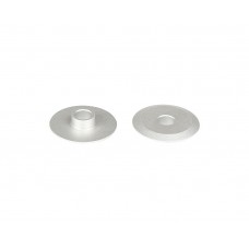 OMP Hobby M4 Tail Pulley Flange Set - Silver
