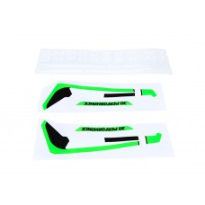 OMPHOBBY M7 Tail Fin Sticker (Green)