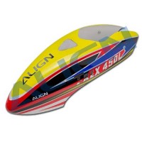 ALIGN 450L Dominator Painted Canopy Yellow - Red