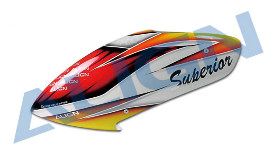 ALIGN T-REX 800E Painted Canopy (Red / White) HC8004